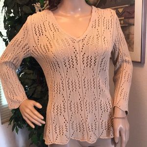 Beautiful Tan Sweater w/hood sz 4-6